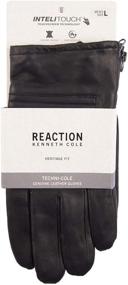 img 1 attached to 🧤 SEO-Оптимизированные мужские зимние аксессуары Kenneth Cole REACTION с сенсорным экраном, перчатки и варежки