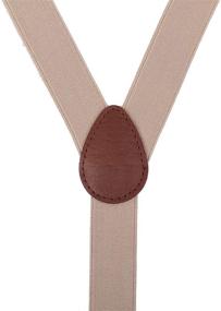 img 2 attached to 👔 ORSKY Men's Boys' Suspenders and Bow Tie Set - Adjustable with Copper Clips for Enhanced SEO