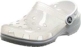 img 4 attached to 👟 Crocs Classic Translucent Glitter - Unisex Footwear