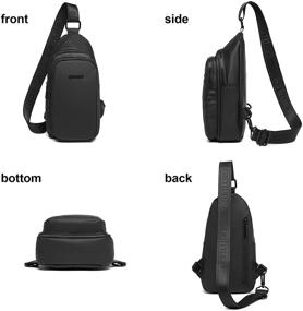img 2 attached to Waterproof Crossbody Shoulder Leather Backpack Backpacks and Casual Daypacks