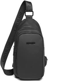 img 4 attached to Waterproof Crossbody Shoulder Leather Backpack Backpacks and Casual Daypacks
