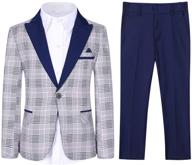 plaid tuxedo dresswear pieces blazer boys' clothing in suits & sport coats logo