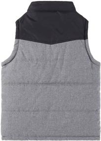img 3 attached to 🔥 Warm and Cozy: Bienzoe Kids Zip Quilted Sleeveless Cotton-Padded Puff Vest