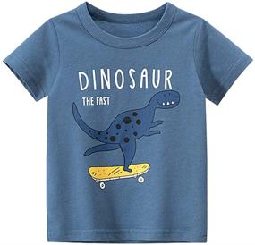 img 2 attached to 🚧 Premium TABNIX Excavator Crewneck T Shirts for Toddler Boys - Stylish Tops, Tees & Shirts