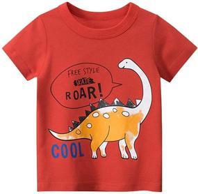 img 1 attached to 🚧 Premium TABNIX Excavator Crewneck T Shirts for Toddler Boys - Stylish Tops, Tees & Shirts