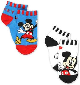 img 1 attached to Mickey Mouse Pluto Goofy Donald Duck Toddler 6 Pack Quarter Socks Set: Cute Character Socks for Your Little One