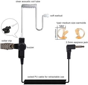 img 3 attached to 🎧 Enhanced Surveillance Acoustic Earpiece Replacement Earmolds