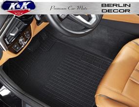 img 1 attached to Berlin Automotive Floor Mat All Weather Interior Accessories