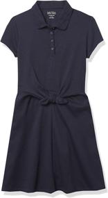 img 3 attached to Nautica School Uniform High Low X Large Girls' Clothing - Tops, Tees & Blouses