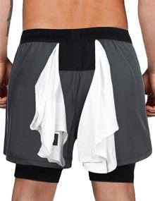 img 3 attached to COOFANDY Running Athletic Workout Pockets Men's Clothing for Active