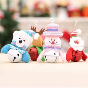 img 3 attached to 🔔 TOPZEA 16Pcs Christmas Bells Ornaments - Festive Hanging Jingle Bells Decorations for Christmas Tree, Door & Home Décor