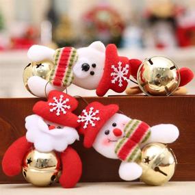 img 2 attached to 🔔 TOPZEA 16Pcs Christmas Bells Ornaments - Festive Hanging Jingle Bells Decorations for Christmas Tree, Door & Home Décor