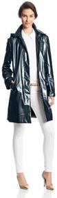img 1 attached to 👗 Coatology Womens Hooded Slicker Black - Trendy Women's Clothing in Coats, Jackets & Vests
