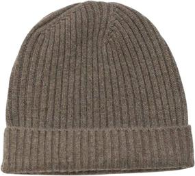 img 3 attached to 🎩 Premium Men's 100% Cashmere Beanie Hat - Warm & Soft, Presented in a Stylish Gift Box