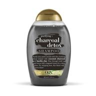 🧖 ogx charcoal detox shampoo - purifying formula for buildup removal and light nourishment, sulfate-free, 13 fl oz logo