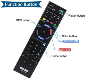 img 3 attached to 📺 AZMKIMI RM-YD102/103 Universal Remote Control Replacement for Sony Bravia HDTV LCD LED 3D Smart TV