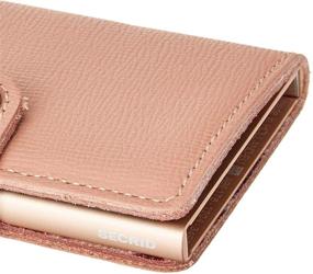 img 2 attached to 💼 Stylish Secrid Mini Wallet: Genuine Leather Crisple Rose Floral Design, RFID Safe, Holds up to 12 Cards