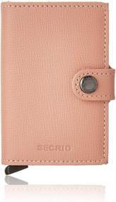 img 4 attached to 💼 Stylish Secrid Mini Wallet: Genuine Leather Crisple Rose Floral Design, RFID Safe, Holds up to 12 Cards