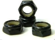 🛹 dimebag truck lock nuts - complete set of 4 axle nuts for skateboard longboard trucks (standard 5/16) logo