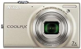 img 1 attached to 📸 Цифровая камера Nikon COOLPIX S6100 + объектив широкоугольного зума 7x + 3-дюймовая сенсорная панель LCD (серебристый) - 16 MP (ПРЕДЫДУЩАЯ МОДЕЛЬ)