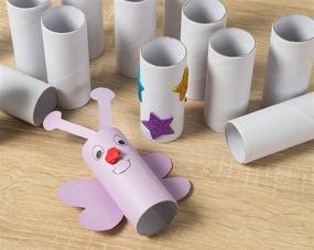 img 3 attached to 📦 Craft White Cardboard Tubes - DIY Paper Roll for Crafts (1.6 x 4 in, Pack of 24)