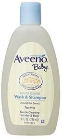 img 1 attached to 👶 Aveeno Baby Wash & Shampoo 8 oz. (Pack of 6), Lightly Scented