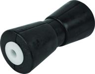 🚤 attwood heavy duty boat trailer roller: rubber shaft keel, multiple sizes - black (8, 10, 12 inches) логотип