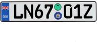 плиты регистрации автомобиля великобритании логотип