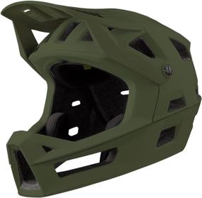 img 4 attached to 👷 IXS Unisex Trigger FF MIPS Helmet: Adjustable Olive SM Helmet with Visor, 54-58cm Size for Men and Women - Enhanced Safety Gear with Quick Detach & Magnetic Closure