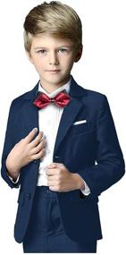 img 3 attached to 👔 Boys' School Uniform Suits Blazer Jacket Clothing