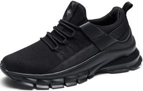 img 4 attached to 👟 Ultimate Step Comfort: UUBARIS Breathable Cushion Sneakers for Unmatched Comfort