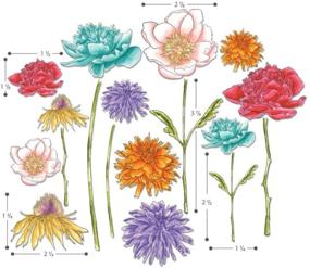 img 2 attached to 🌸 Sizzix 661613 Flower Garden & Mini Bouquet Framelits Die Set (18 Dies)