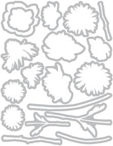 img 1 attached to 🌸 Sizzix 661613 Flower Garden & Mini Bouquet Framelits Die Set (18 Dies)