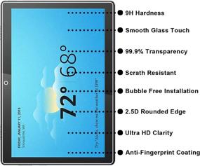 img 3 attached to Protector RBEIK Anti Scratch Anti Fingerprint Easy Install Tablet Accessories for Screen Protectors