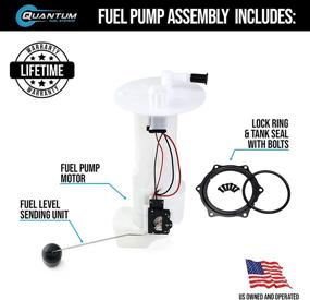 img 3 attached to 🛵 HFP-A487 ATV/UTV Fuel Pump Assembly for Kawasaki Mule 4000/4010 EFI (2009-2021): Replacement Kit with Tank Seal/Lock Ring, Bolts | Replaces 449040-0719, 49040-0718, 49019-0013