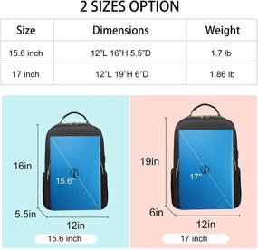 img 2 attached to 🎒 Versatile and Stylish LOVEVOOK Laptop Backpack: Ideal for Business Travel, Students, and Professionals