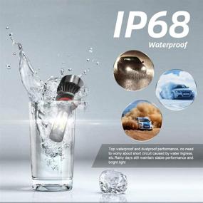 img 2 attached to A-Partrix H8/H9/H11 LED Headlight Bulb 6000K 36W 8000 Lumens Xenon White Ultra Bright Conversion Kit - 2 Packs (H8/H9/H11)
