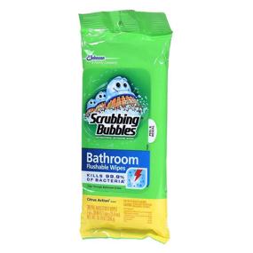 img 2 attached to Scrubbing Bubbles Antibacterial Bathroom Flushable Household Supplies