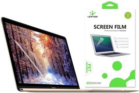 img 4 attached to LENTION Прозрачная защитная пленка для экрана: фильм Ultimate 12-дюймовый MacBook противоцарапающийся - гидрофобная олеофобная кристальная HD защита