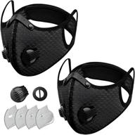 🏷️ sport mask with adjustable straps and filter - custom fit, breathable fabric, face cover logo