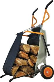 img 1 attached to 🔥 Versatile Worx WA0232 Aerocart Wheelbarrow for Efficient Firewood Handling
