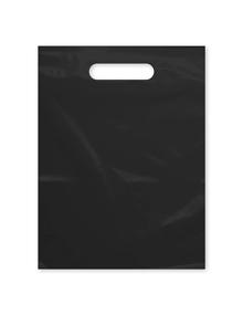 img 4 attached to 🛍️ Convenient 9x12 Black Plastic Merchandise Bags - 100 Pack with Die Cut Handle | Perfect for Retail, Gifts, Trade Shows