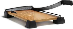 img 4 attached to Effortless Precision: X-ACTO Heavy Duty Wood Base Paper Trimmer for Flawless 18 Inch Cuts