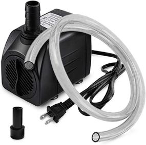 img 4 attached to 🐠 PULACO 10W 160GPH Submersible Pump + Tubing for Aquariums, Fish Tank, Pond Fountain, Statuary, Hydroponics, Water Feature, Indoor Fountains