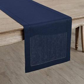 img 2 attached to 🍽️ Solino Home Linen Table Runner: Elevate Your Food Service Equipment & Supplies and Tabletop & Serveware