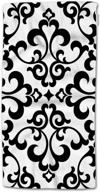 🌸 vintage black floral hand towels - 100% cotton, soft bath hand towels for bathroom kitchen hotel spa - 15"x30 logo