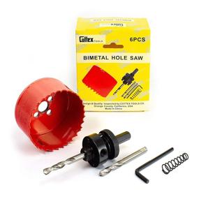 img 4 attached to CUTTEX TOOLS Bi Metal Cornhole Fiberboard Cutting Tools and Hole Saws & Accessories