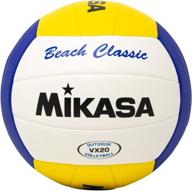 🏐 mikasa vx20 beach classic volleyball: superior white design for optimal performance логотип