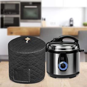 img 1 attached to 🍲 8 Quart Instant Pot & Electric Pressure Cooker Cover - Anti-Static Dust Cover with Accessory Pocket, Ideal Kitchen Appliance Protection