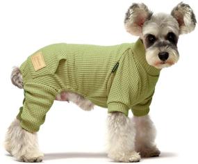 img 3 attached to 🐶 Fitwarm Thermal Turtleneck Dog Pajamas - Puppy Clothes, Cat Onesies, & Doggie Jumpsuits